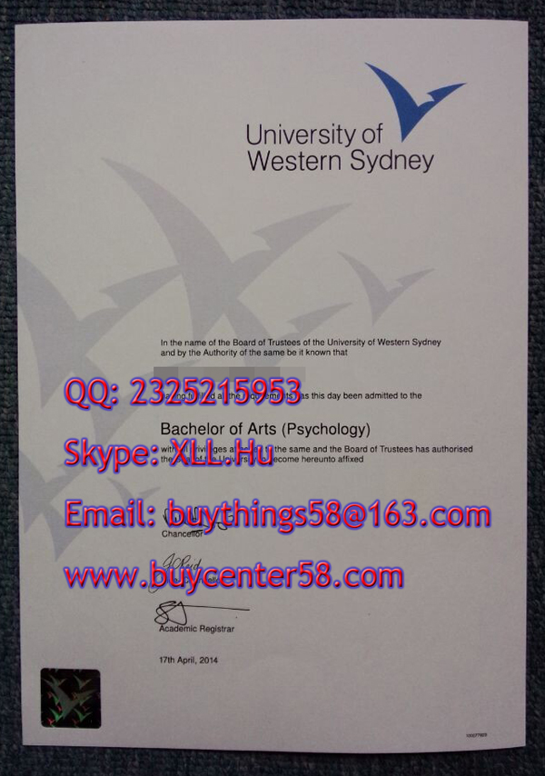 Buy University of Western Sydney degree online