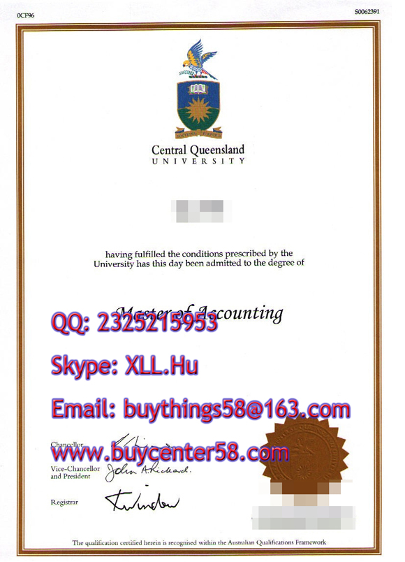 Buy Central Queensland University diploma online.