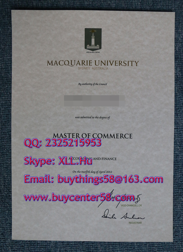 Macquarie University fake degree