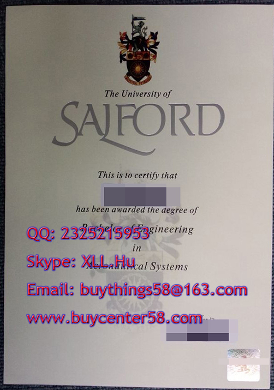 University of Salford degree