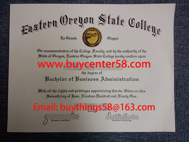 buy Eastern Oregon State College diploma