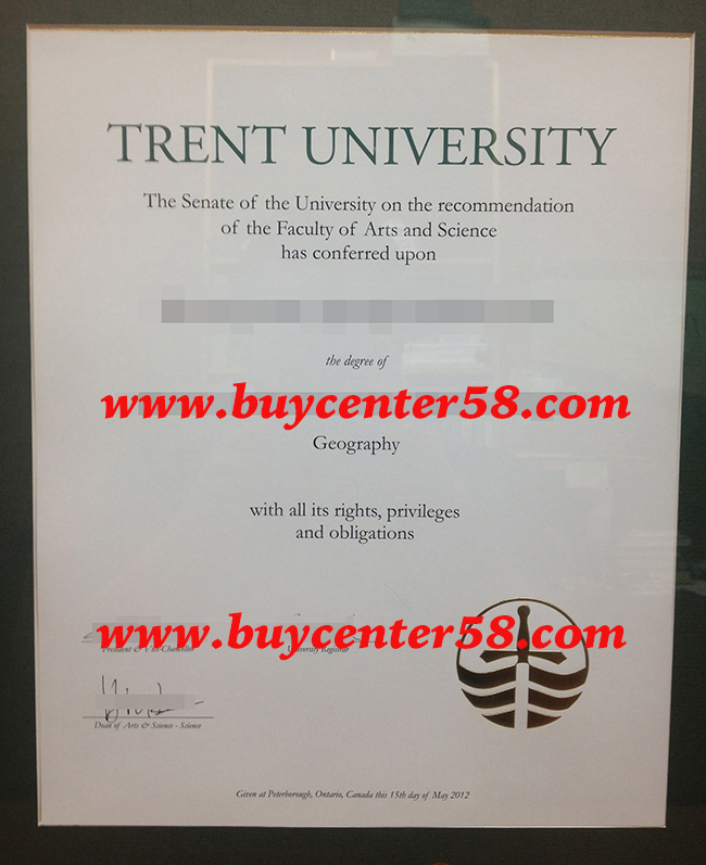 buy fake diploma from Trent University