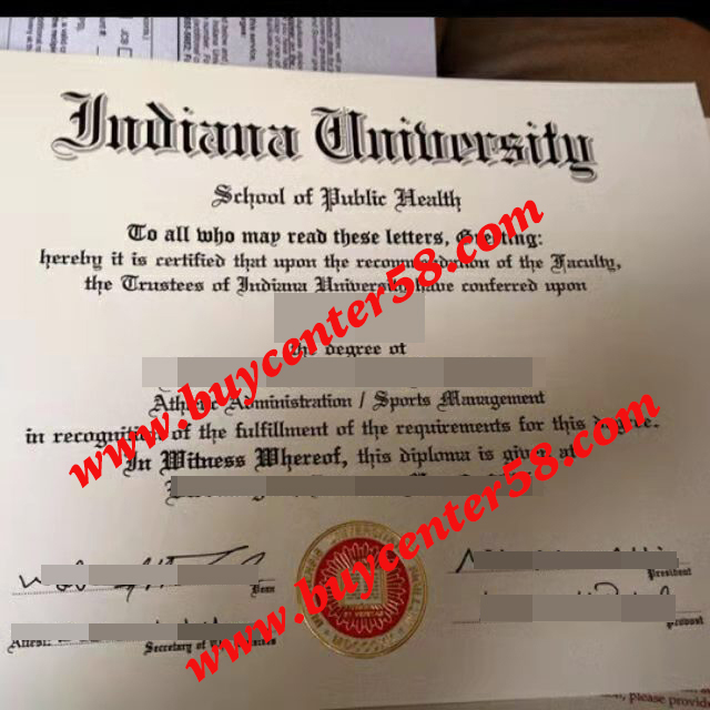 buy Indiana University diploma