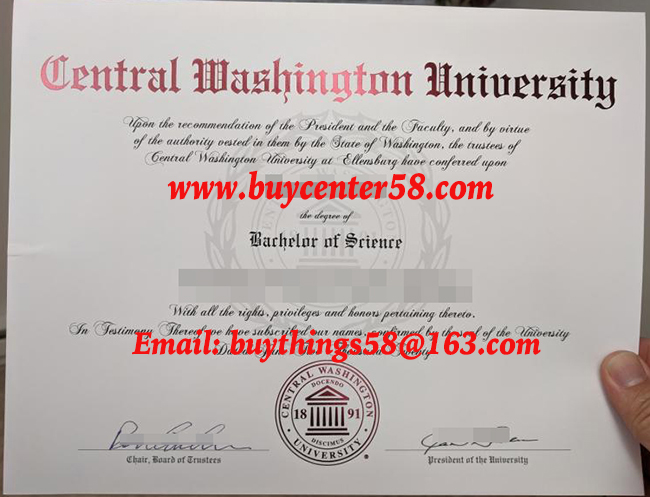  buy fake diploma of Central Washington University