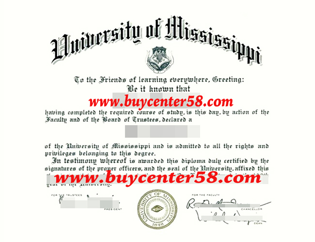 buy fake diploma of University of Mississippi