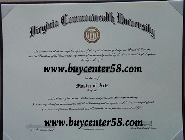 buy VCU MA diploma