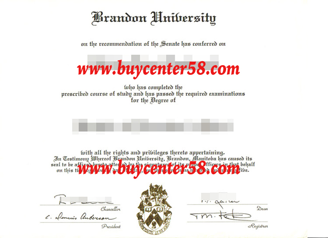 buy BS degree of Brandon University