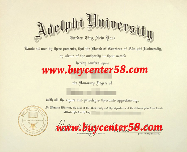 buy fake Adelphi university diploma