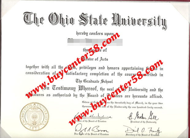 buy master of arts degree of OSU