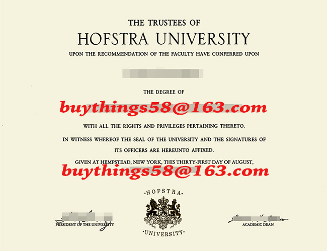 buy fake dipoma of Hofstra University