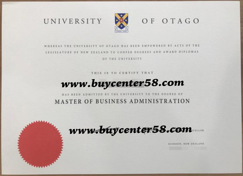 buy MBA degree of university of Otago