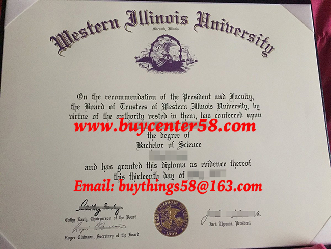 Western Illinois University diploma，Western Illinois University degree，Western Illinois University certificate