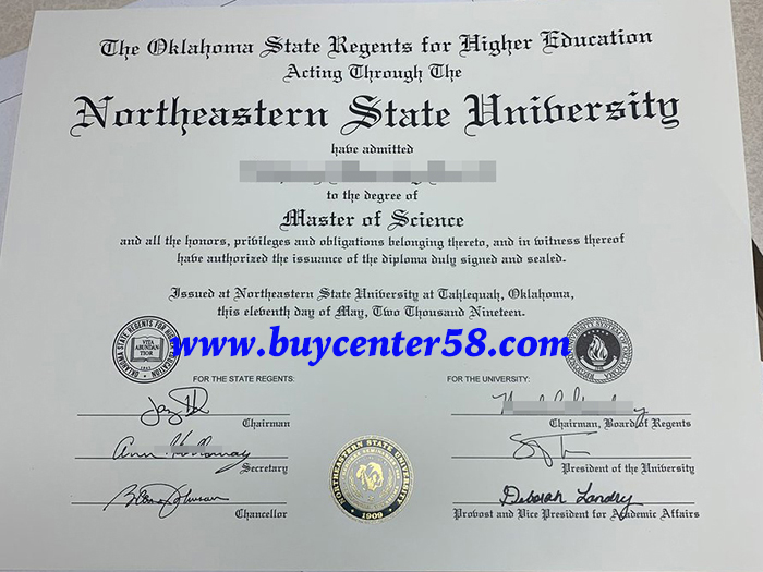 Northeastern State University diploma, Northeastern State University degree, Northeastern State University certificate
