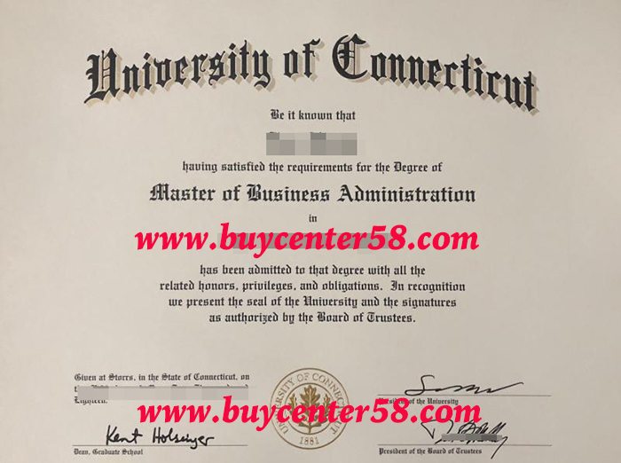 University of Connecticut MBA degree, University of Connecticut MBA diploma, University of Connecticut MBA certificate