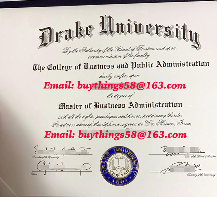 Drake University MBA Degree, Drake University MBA Diploma. Drake University MBA certificate