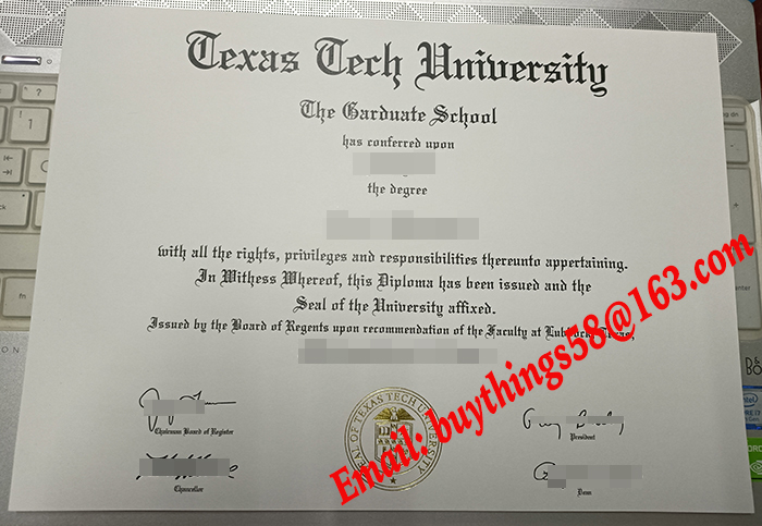 TTU diploma, TTU degree, TTU certificate