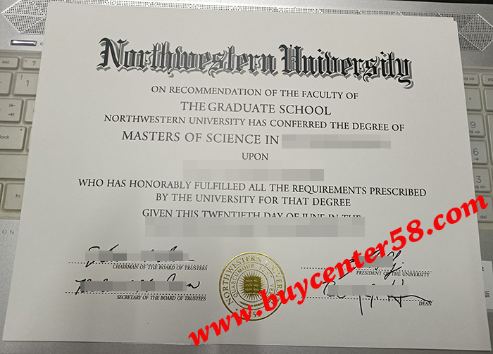 Northwestern University Master of Science Diploma. Northwestern University Master of Science Degree. Northwestern University Master of Science Certificate