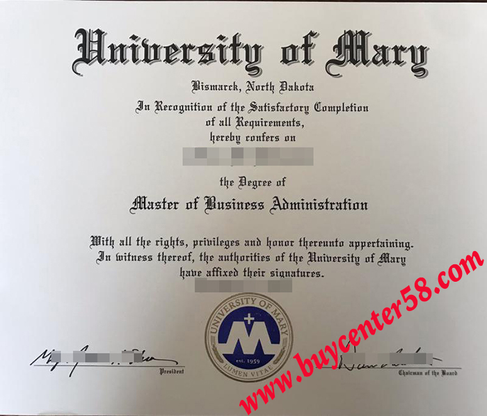 University of Mary fake diploma. University of Mary fake MBA degree. University of Mary fake Certificate