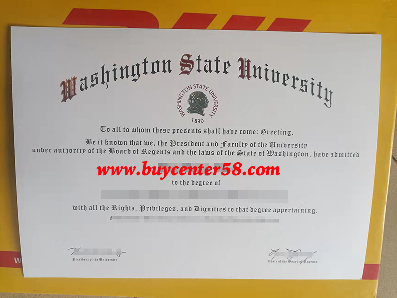 Washington State University fake diploma/Washington State University fake degree/Washington State University fake Certificate