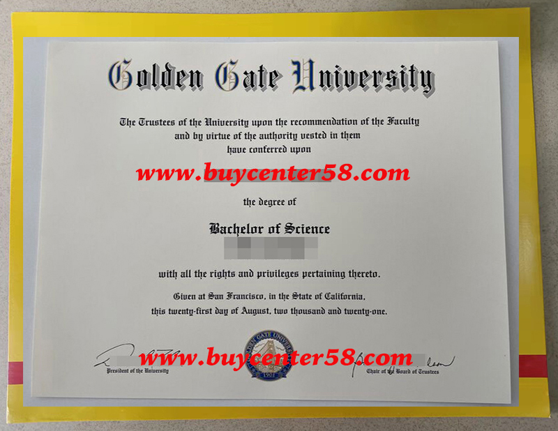 GGU Fake diploma/Golden Gate University fake diploma/ Golden Gate University degree/