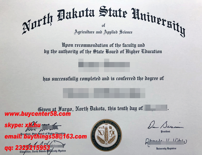 North Dakota State University fake diploma. North Dakota State University fake degree. NDSU fake Certificate