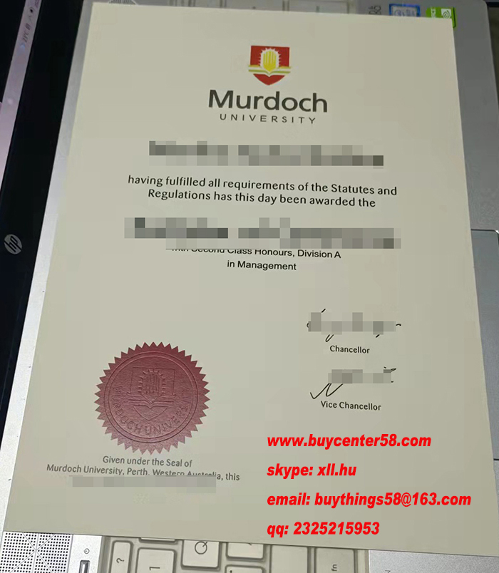 Murdoch University-Diploma. Murdoch University-Degree. MU Certificate