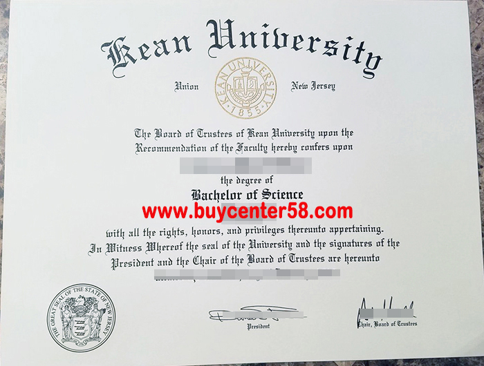 Kean University fake diploma. Kean University fake degree. Kean University fake certificate
