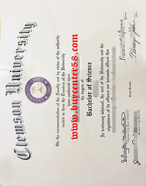 How Much to get phony Clemson University diploma certificate-2022？Buy phony diploma.