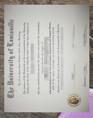 How much can I to buy fake University of Louisville diploma? Buy UofL Certificate.