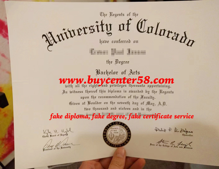 University of Colorado Diploma, University of Colorado Degree, University of Colorado Certificate