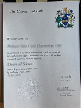 Usefull Tips To Buy A Fake New Version of The University of Bath Degree Certificate In 2024.